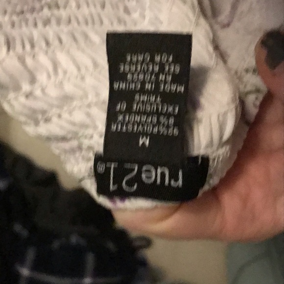 White rue21 floral dress with frills detailing - Picture 3 of 3